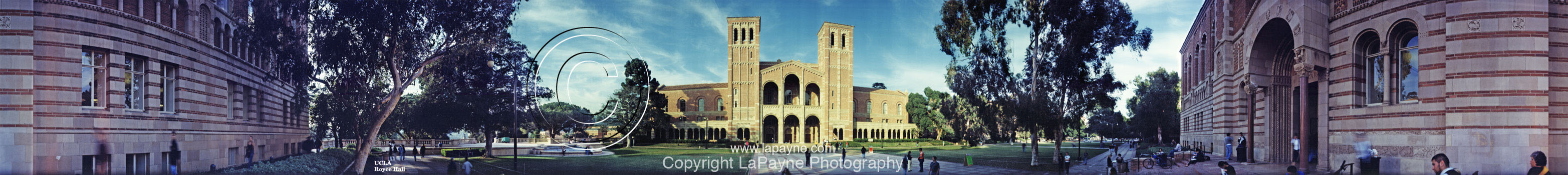 Panorama of UCLA campus